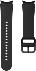 Curea din silicon 20 mm THD pentru Samsung Galaxy Watch 5 44 mm/40 mm si Samsung Galaxy Watch 5 Pro 45 mm model Dynamic Sport culoarea neg 