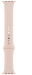 Curea silicon marca THD pentru Apple Watch 41 mm seria 7 si seria 8 marimea S/M roz pink sand 