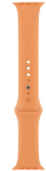 Curea silicon marca THD pentru Apple Watch 41 mm seria 7 si seria 8 marimea S/M vivid orange 