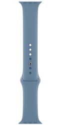 Curea silicon marca THD pentru Apple Watch 45 mm seria 7 si seria 8 marimea M/L culoarea albastru nordic 
