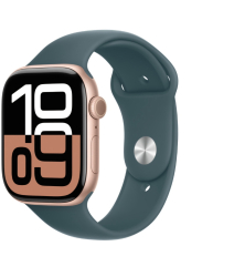 Curea silicon THD compatibila Apple Watch 46 mm seria 10 Apple Watch SE 44 mm M/L Verde Padure 