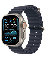 Curea smartwatch THD Oceanic Loop pentru Apple Watch Ultra2 49 mm Apple Watch 46 mm seria 10 marime universala albastru nautic catara 