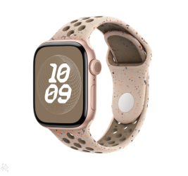 Curea sport cu orificii THD compatibila Apple Watch 42 mm seria 10 Apple Watch SE 40 mm galben desert 