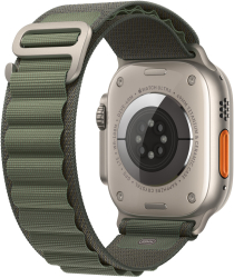 Curea THD Alpine Loop compatibila cu Apple Watch Ultra 49 mm/Apple Watch 42/44/45 mm marime universala culoarea verde 
