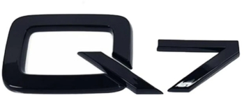 Emblema Q7 pentru Audi Negru lucios 