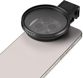 Filtru variabil Densitate Neutra Apexel 67 mm N2-ND32 compatibil iPhone 15 Pro Max iPhone 15 Pro iPhone 15 14 Samsung S24 S23 
