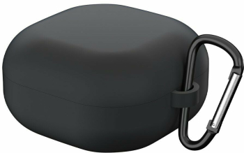Husa pentru protectia castilor Samsung Galaxy Buds Pro culoarea negru cu carlig de prindere 