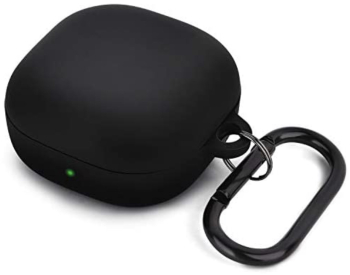 Husa pentru protectia castilor Samsung Galaxy Buds2 culoarea neagra cu carlig de prindere