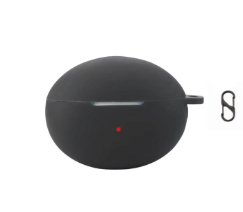 Husa pentru protectia castilor stereo wireless Huawei FreeBuds 6i culoarea neagra cu carlig prindere 