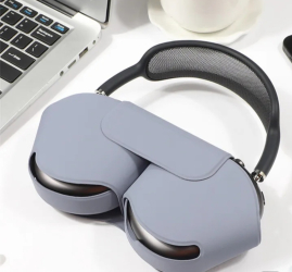 Husa protectie Airpods Max marca THD inchidere magnetica mov deschis 