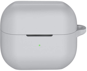 Husa protectie casti wireless THD compatibila Samsung Galaxy Buds3 Pro Samsung Galaxy Buds3 gri 