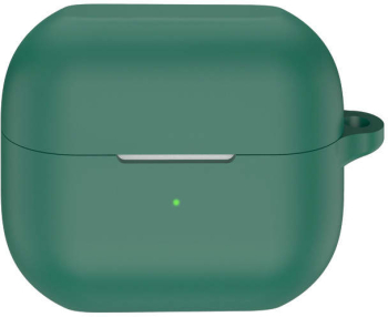 Husa protectie casti wireless THD compatibila Samsung Galaxy Buds3 Pro Samsung Galaxy Buds3 verde army 