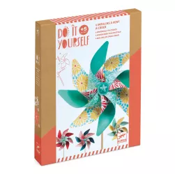 Joc creativ DIY Moristi de vant model cu flori Djeco 