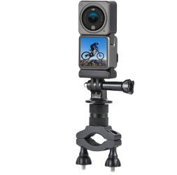 Kit STARTRC pentru camera DJI Action 2 pe ghidon bicicleta rotativ negru 