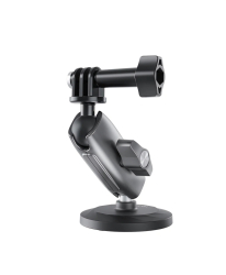 Ventuza magnetica Telesin CMM-1 brat reglabil compatibila GoPro Hero 13 12 11 10 9 8 7 6 Insta 360 X5 DJI Action 5 Pro 