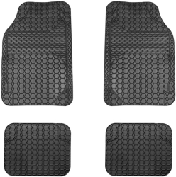 Covorase auto universale ajustabile Carguard &ndash 68 x 44 cm / 44 x 34 cm PVC &ndash negru 