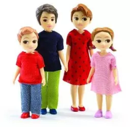 Figurine Familie Thomas si Marion Djeco 