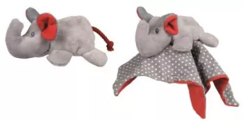 Jucarie din textil pentru bebe elefant pop-up Egmont Toys 