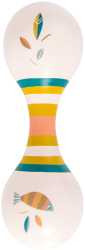 Maracas dublu alb Moulin Roty 