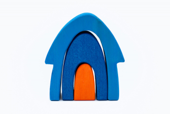 Set handmade Marc toys Casuta din povesti Bleu 
