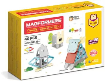 Set magnetic de construit- Magformers Animale 40 piese