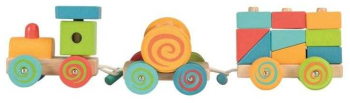 Trenulet cu cuburi Egmont Toys