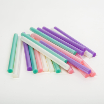 Baton termoadeziv -7 x 100 mm - colorat macaron - 10 buc/pachet 