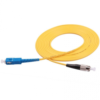 Cablu fibra optica FC/UPC-SC/UPC singlemode simplex 9/125 1m galben