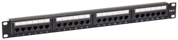 Patch Panel 19 RJ45 CAT6 UTP 24 porturi 
