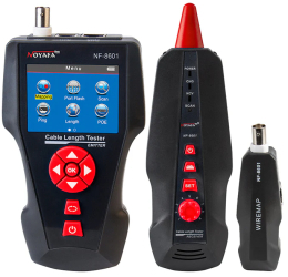 Tester de retea Braun Group NF-8601 pentru cabluri Cat5 Cat6 Coaxiale Telefonice cu functie POE 