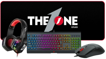 Kit gaming 1stPlayer KT1 tastatura + mouse + mousepad + casti cu microfon Rosu Negru 