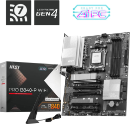 Placa de baza MSI PRO B840-P WIFI ATX socket AM5 