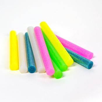 Baton termoadeziv - 11 x 100 mm - colorat fluorescent - 10 buc/pachet 