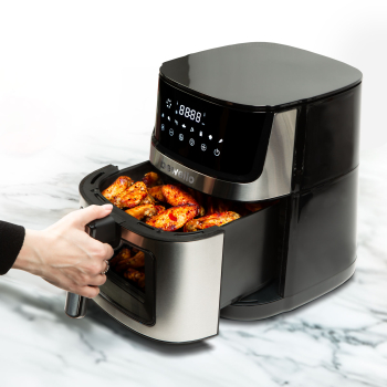 Friteuza cu aer - Airfryer - XXL - fibra de incalzire jos-sus - 230V - 7 5L 