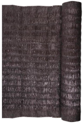 Plasa de umbrire HDPE 230 g/mp grad de umbrire 95 maro 10x2  m 