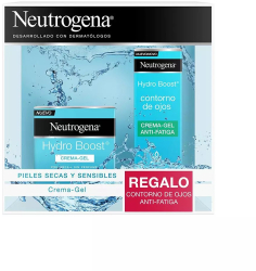Set Gel-crema pentru ten uscat si sensibil 50 ml + Gel-crema pentru conturul ochilor 15 ml Neutrogena Hydro Boost 