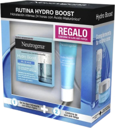 Set Gel facial pentru ten mixt si normal 50 ml + Crema pentru conturul ochilor 15 ml Neutrogena Hydro Boost 