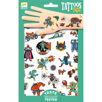 Tatuaje Supereroi Djeco