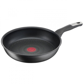 Tigaie Tefal G2550572 26 cm Thermo-Spot Strat antiaderent de titan X6 Inductie Negru 