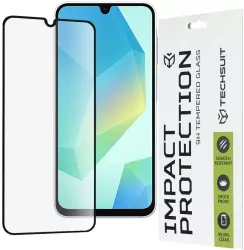 Folie pentru Samsung Galaxy A16 4G / A16 5G - Techsuit 111D Full Cover / Full Glue Glass - Black 