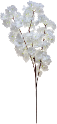 Set 3 flori artificiale albe maro 8x95 cm 