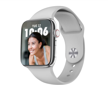 Smartwatch 1.92 display HD IP68 waterproof monitorizare ritm cardiac/tensiune/oxigen/calorii/somn/pedometru cronometru/notificari roz 