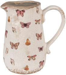 Carafa decorativa ceramica multicolora Fluturasi 16x12x18 cm 