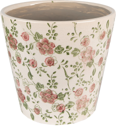 Ghiveci flori ceramica multicolora 17x16 cm 