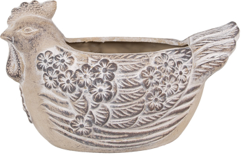 Ghiveci flori piatra bej Gaina 26x16x15 cm 