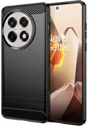 Husa pentru OnePlus 13R - Techsuit Carbon Silicone - Black 