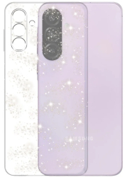 Husa pentru Samsung Galaxy A56 5G - Techsuit SparkleSkin Series - Clear 