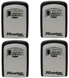 Set 4 cutii cu cifru pentru Chei Master Lock 5401EURD cifru mecanic 115 x 85 mm metal