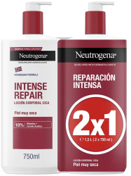 Set Lotiune de corp pentru pielea sensibila Neutrogena Intense Repair 2 x 750 ml 