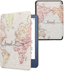 Husa kwmobile pentru Amazon Kindle 2022 Piele ecologica Multicolor 59989.02 
